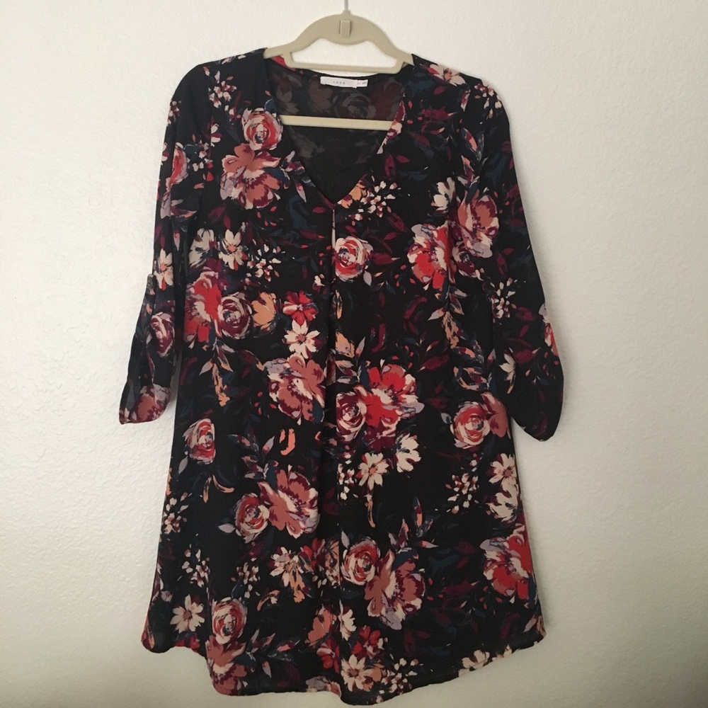 Lush floral print dress