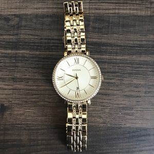 Fossil Jacqueline Gold-Tone Stainless Steel Watch