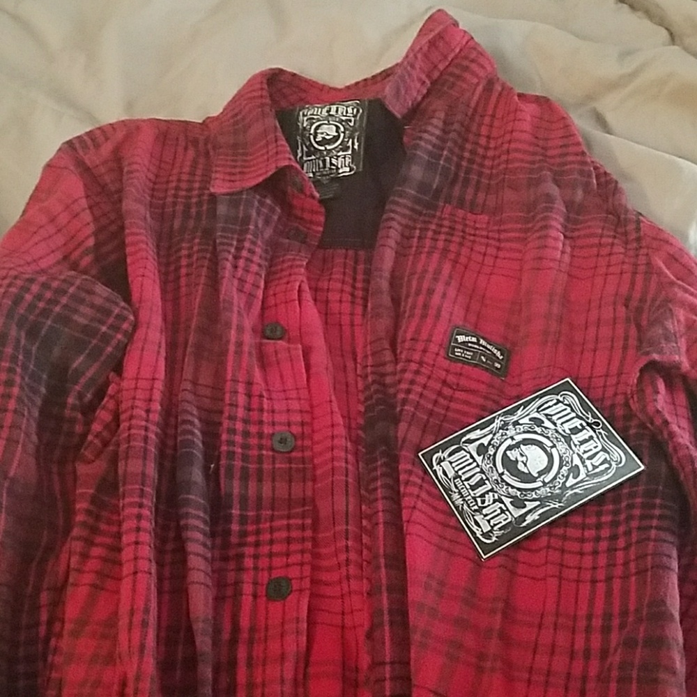 Metal Melisha Plaid Shirt ♨🔥
