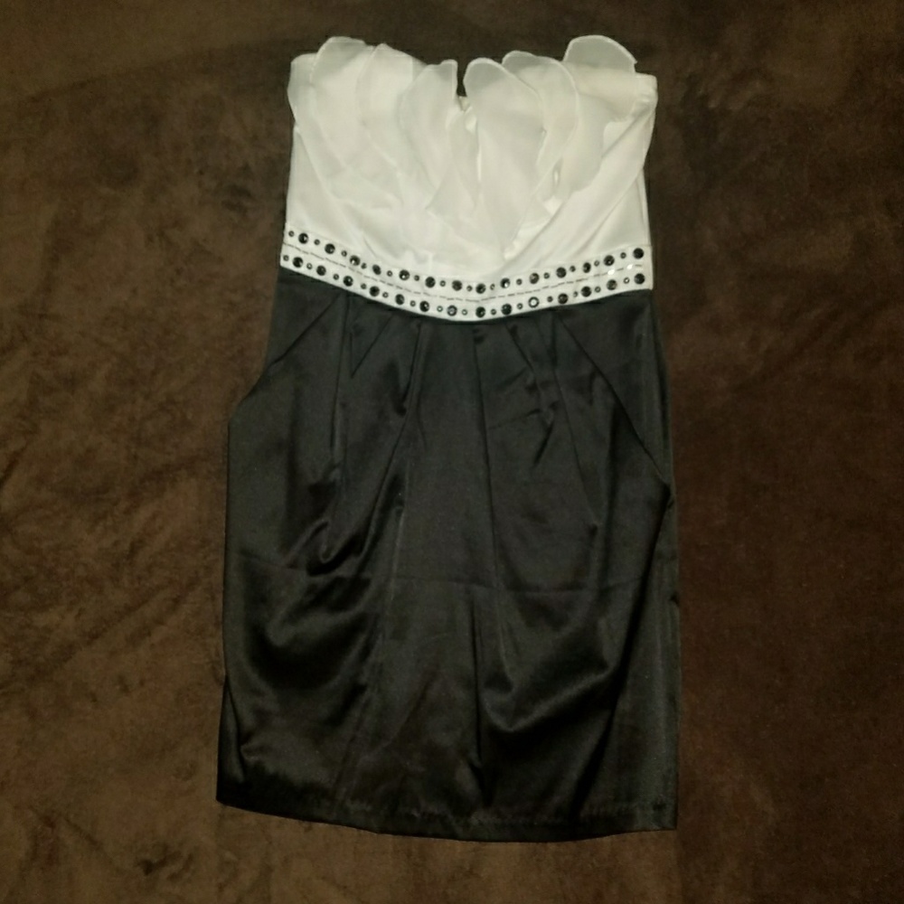 ⤵🍁Strapless Party Dress w/Pockets