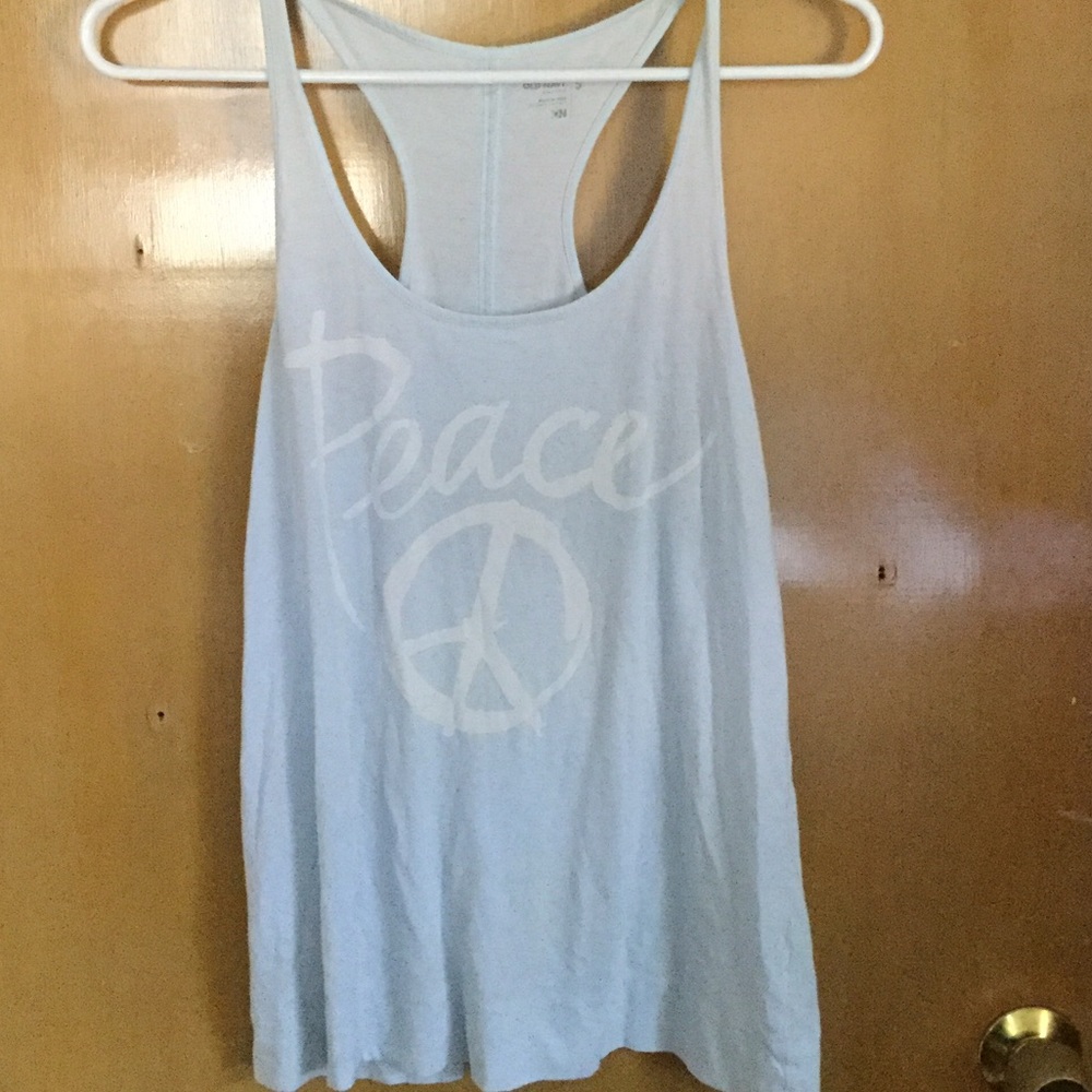 Peace Racerback tee