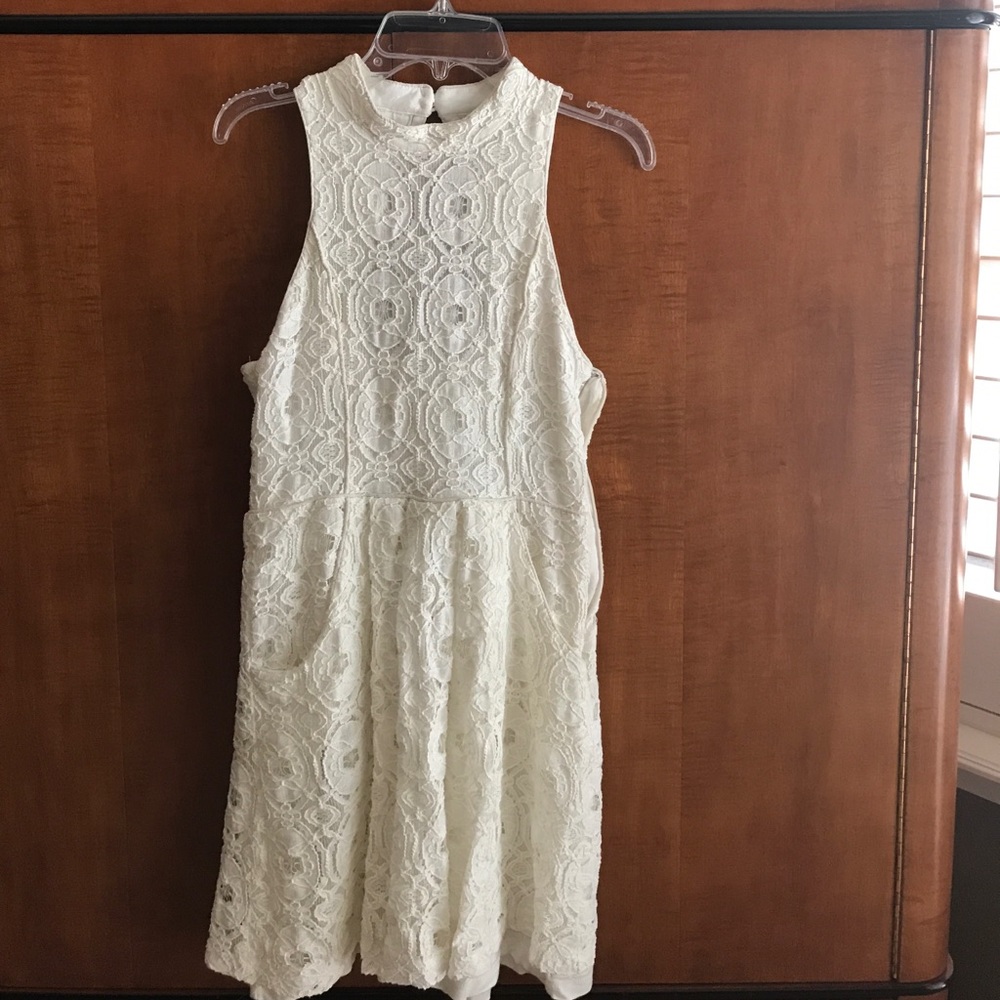 Urban outfitters white lace dress. Size 4
