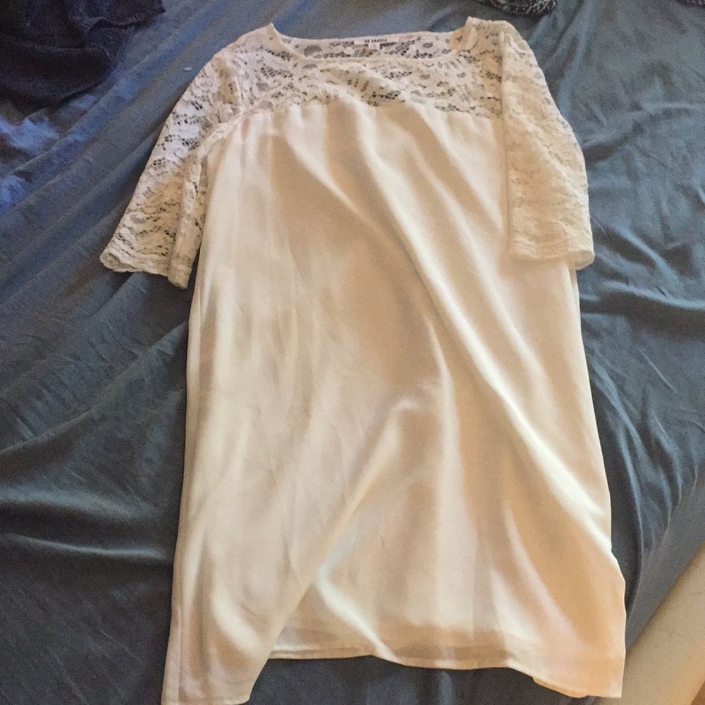 BB Dakota White lace dress