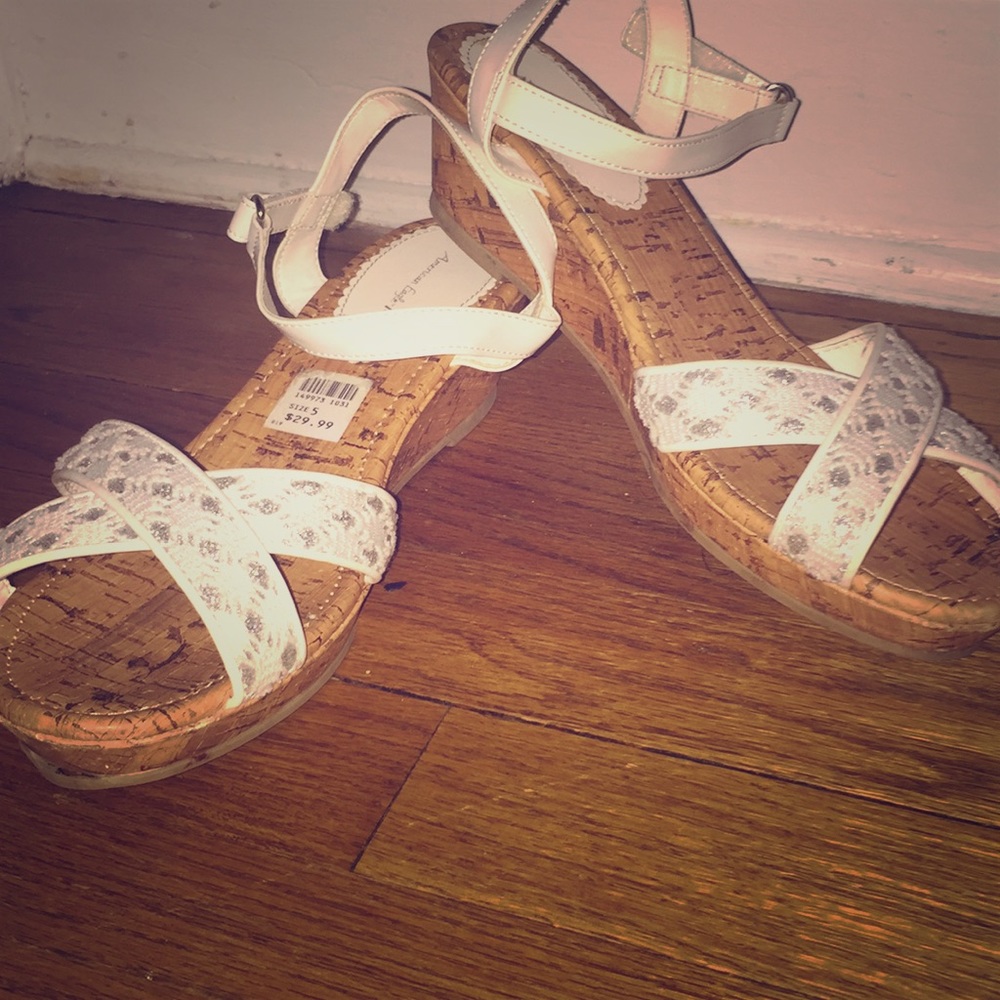 White pumps