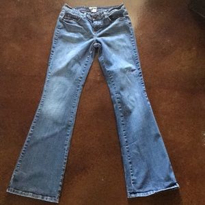 SO wear it declare it. Med wash boot cut jeans 7.