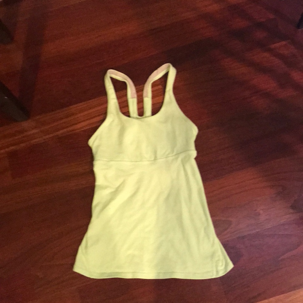 LULULEMON tank! (Yellow/green)