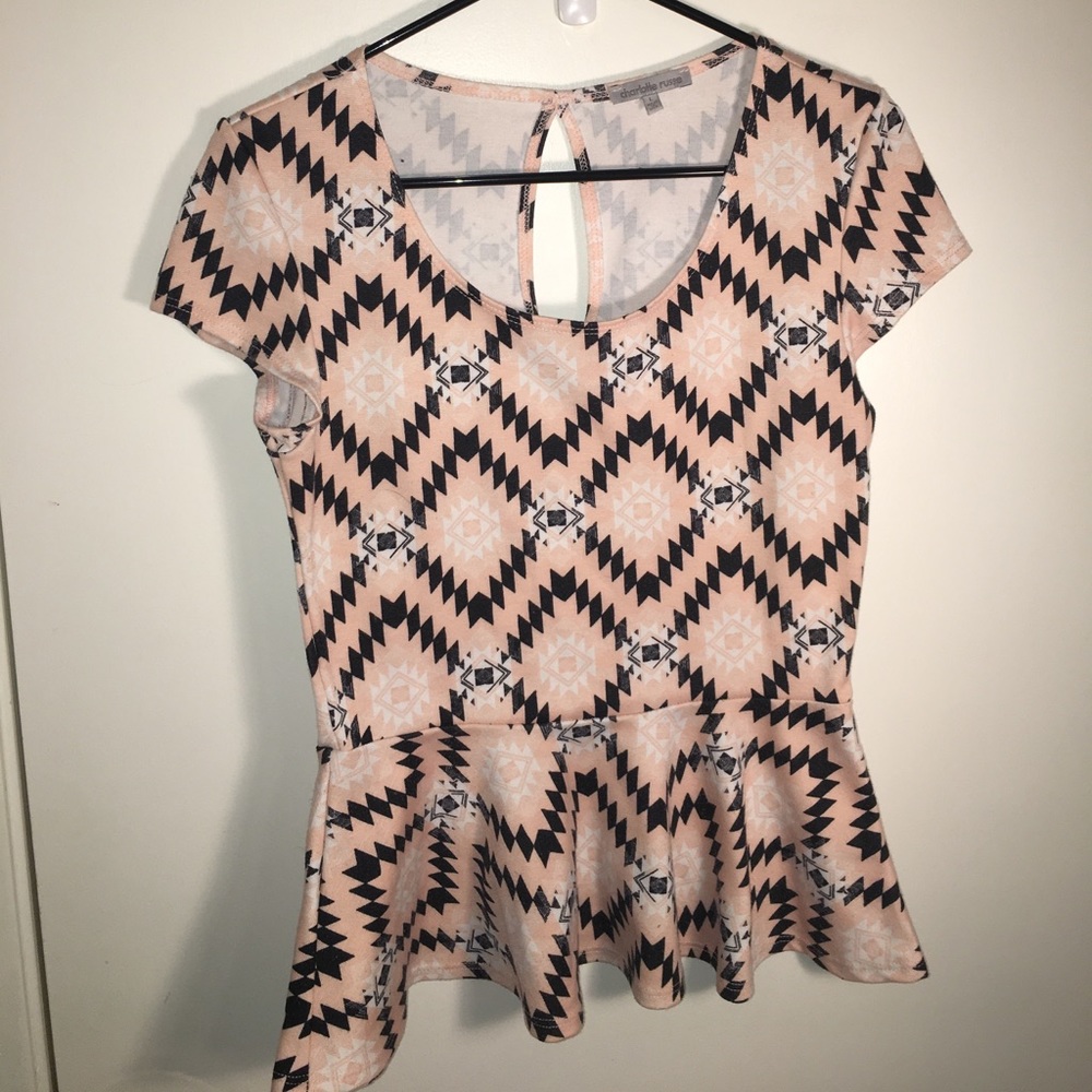 Precious peplum top!