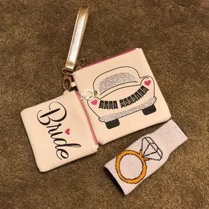 Bridal Wristlets and Bottle Koozie