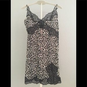 Victoria's Secret Lace-trim Satin Slip