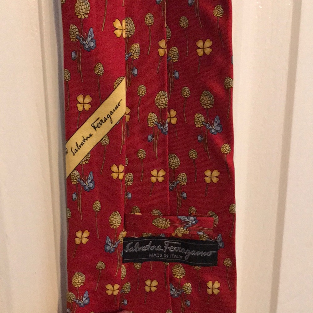 Salvatore Ferragamo silk tie
