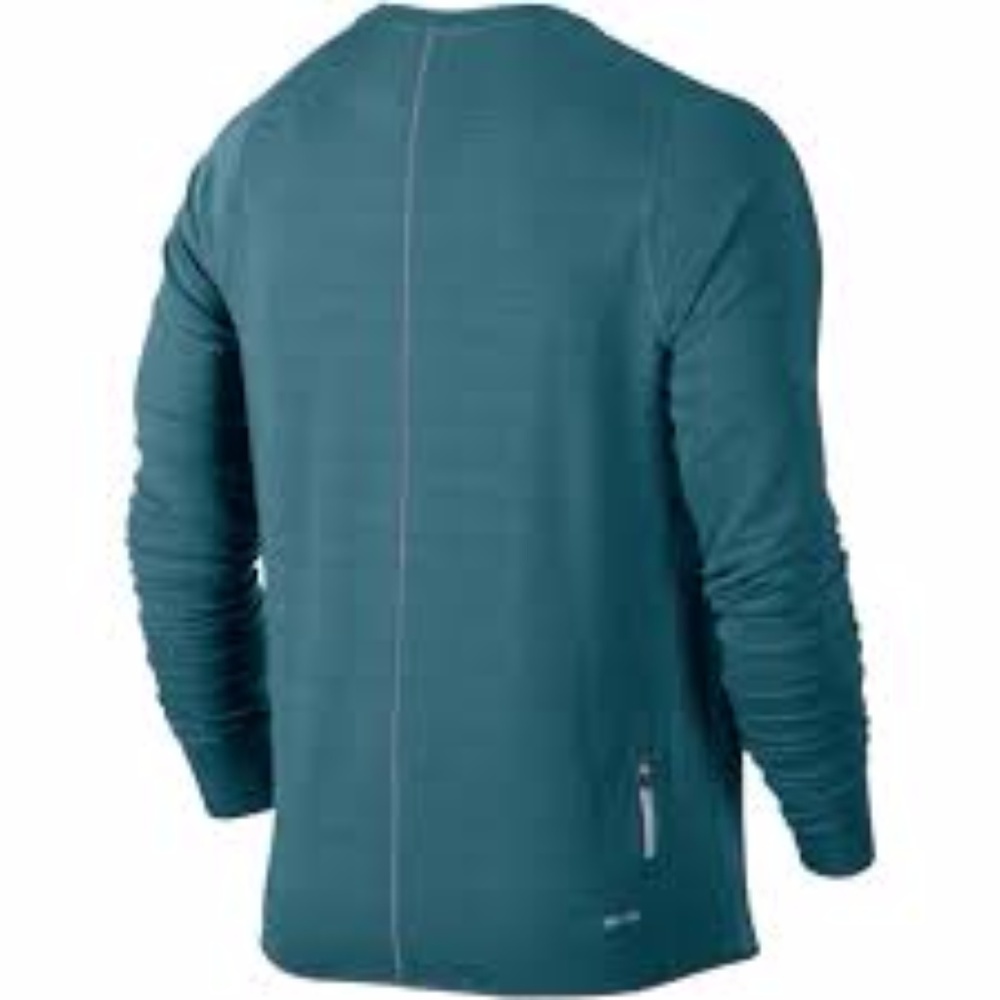 Nike Running Dri-Fit Sprint Fleece Teal Shirt - Picture 8 of 8
