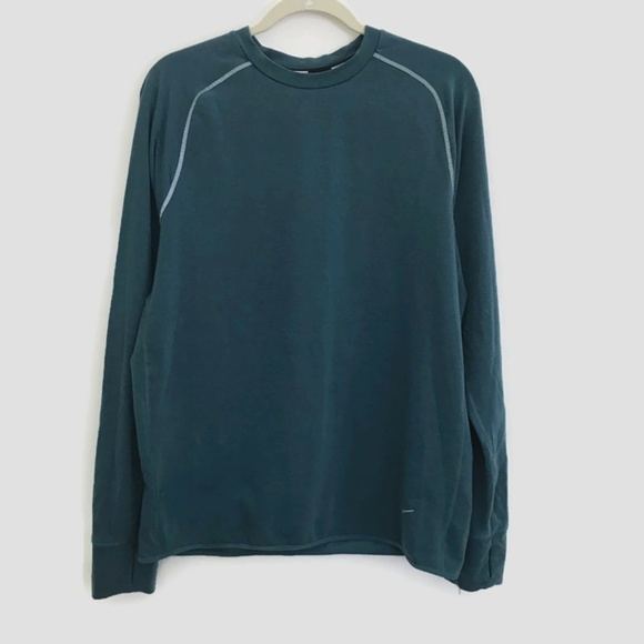 Nike Running Dri-Fit Sprint Fleece Teal Shirt - Picture 3 of 8