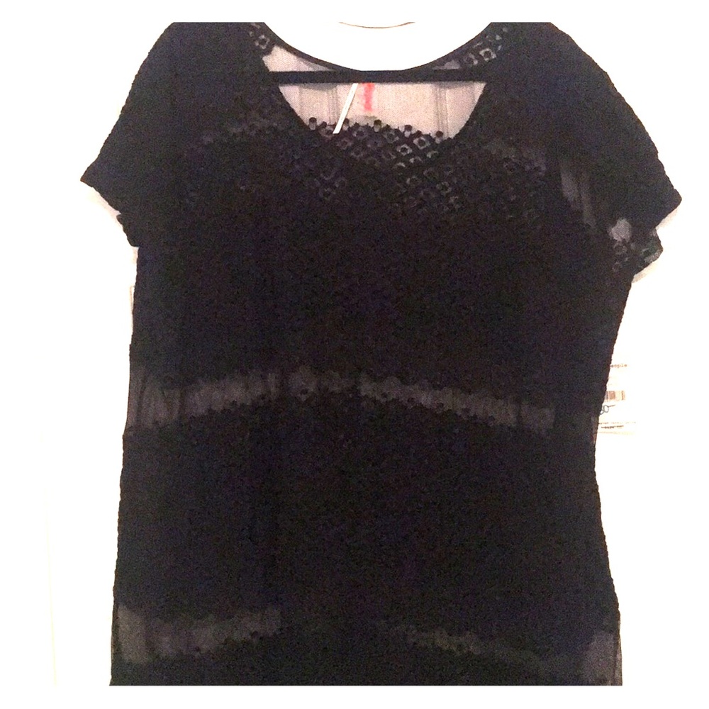 Black free People tunic