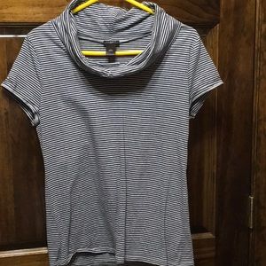 Ann Taylor casual cowl neck shirt