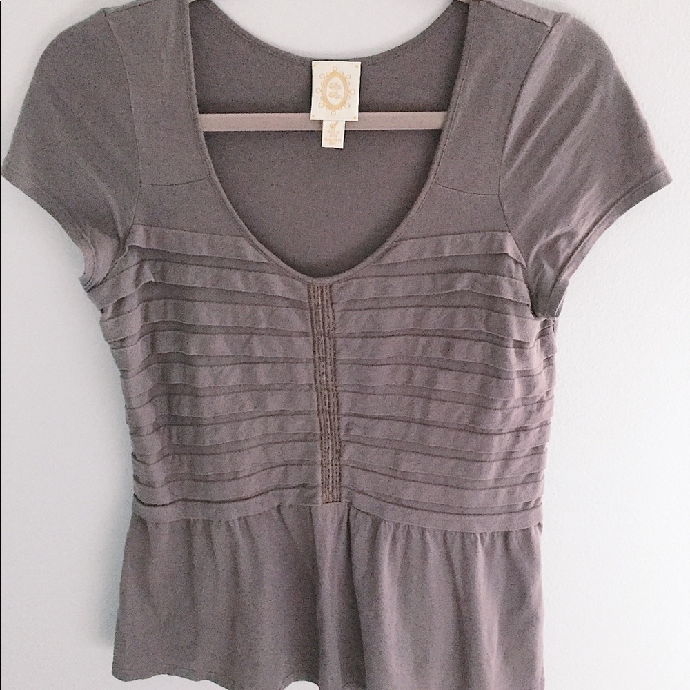 Ric Rac flared tee