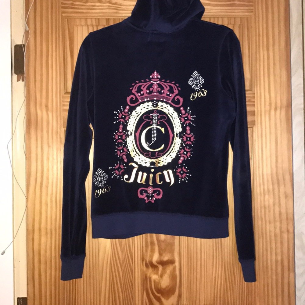 Royal blue Juicy Couture Zip-Up