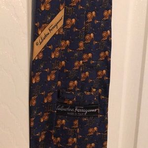 Salvatore Ferragamo silk tie