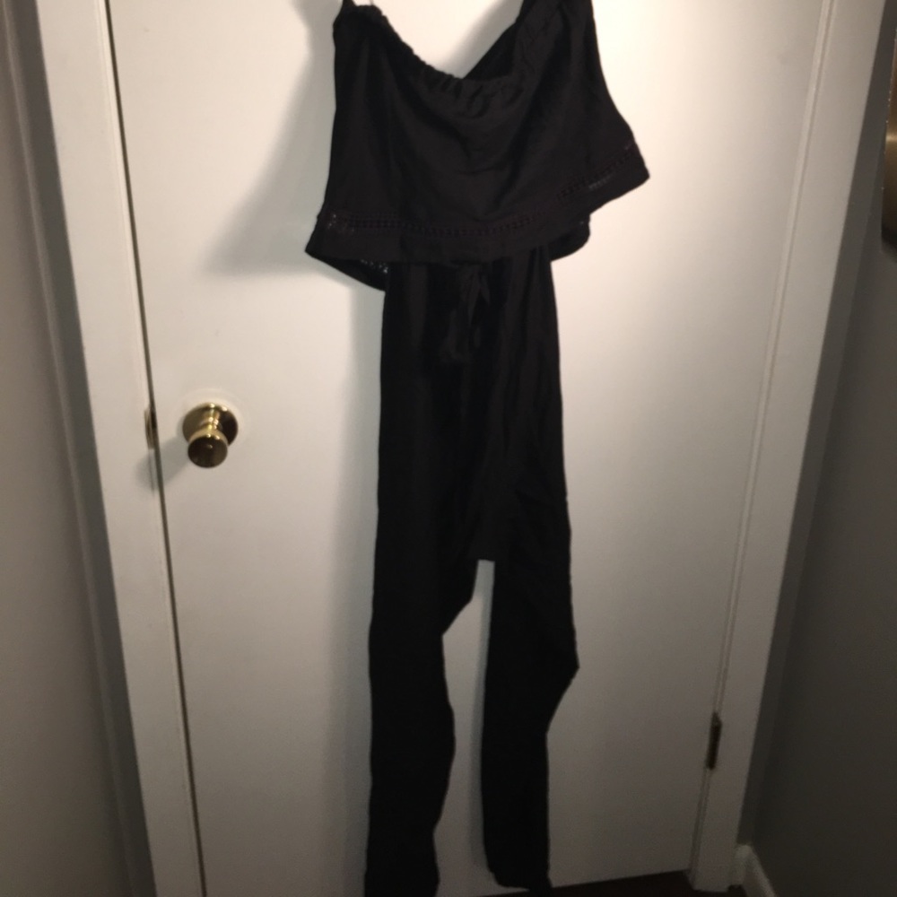 Gorgeous Strapless black romper