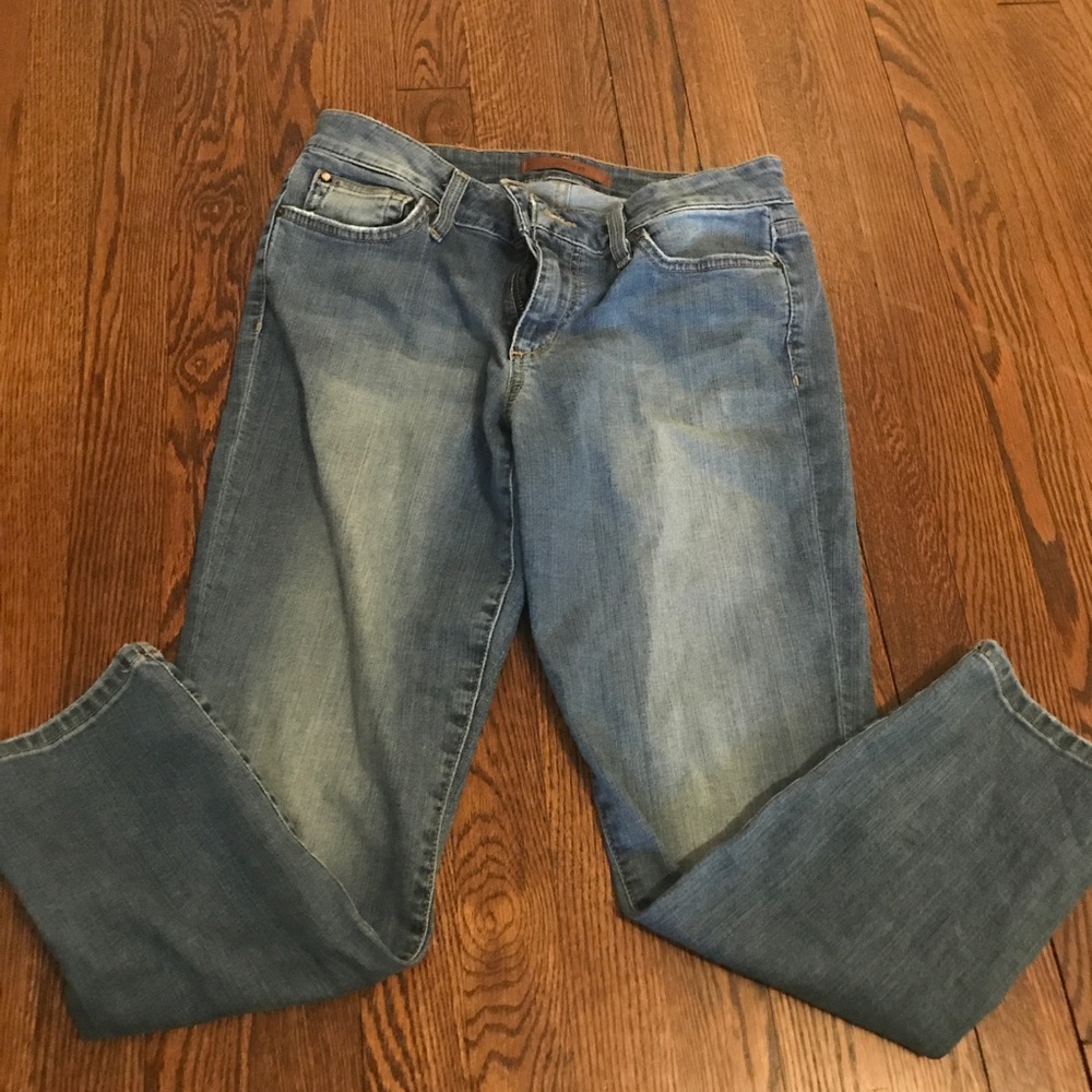 Light wash blue jeans