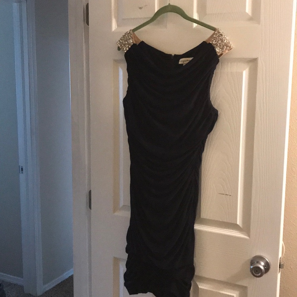 Navy blue semi formal dress