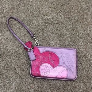 Coach Poppy wristlet
