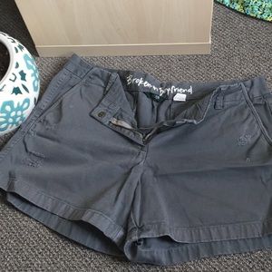 Broken in boyfriend chino shorts