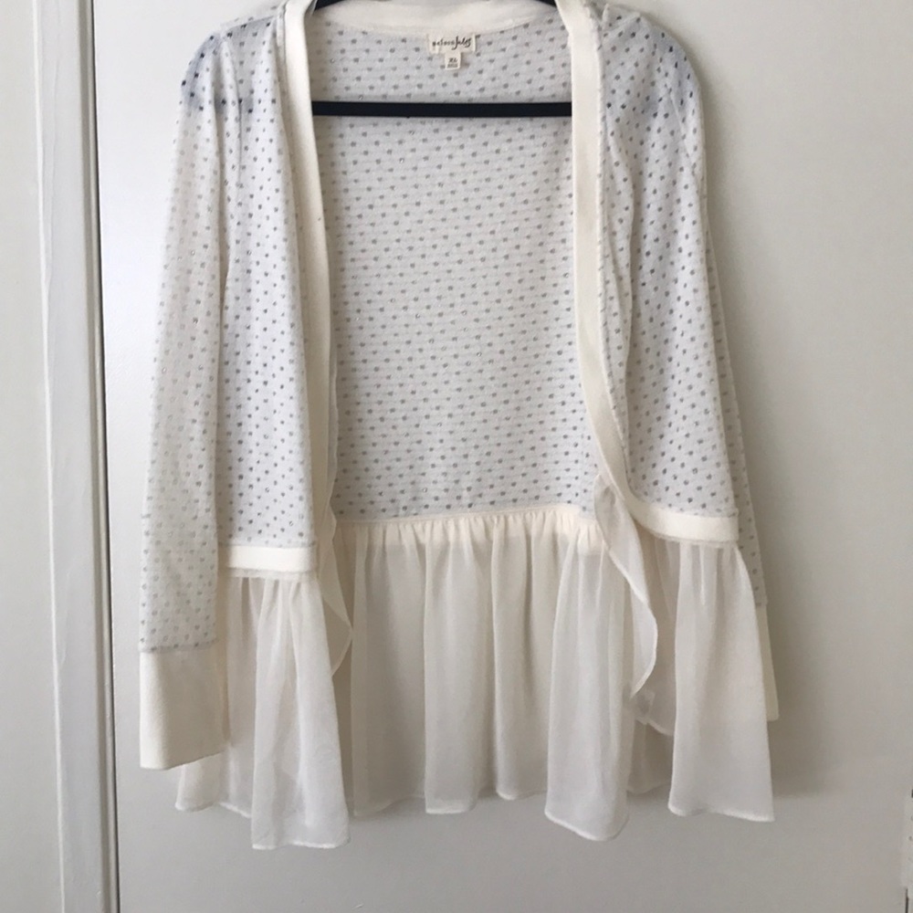 Maison Jules Off White Cardigan