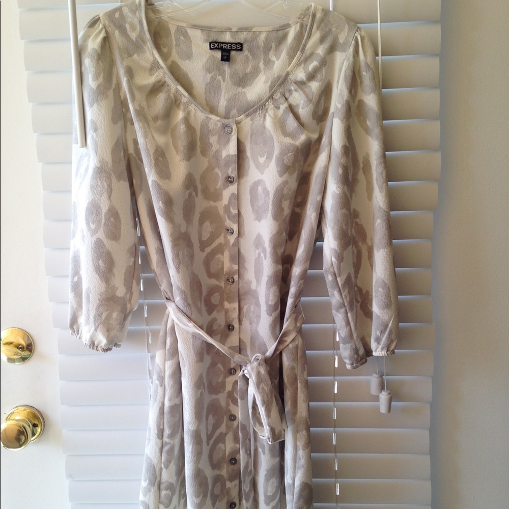 Cream Express Dress