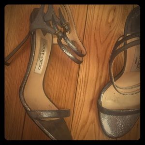 Jimmy Choo Metallic Heels
