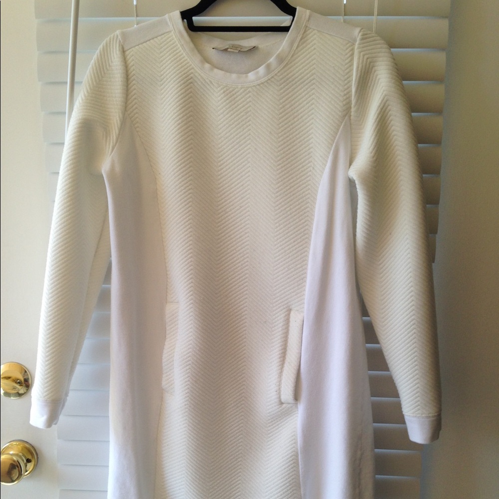 Cream Sweater Dress