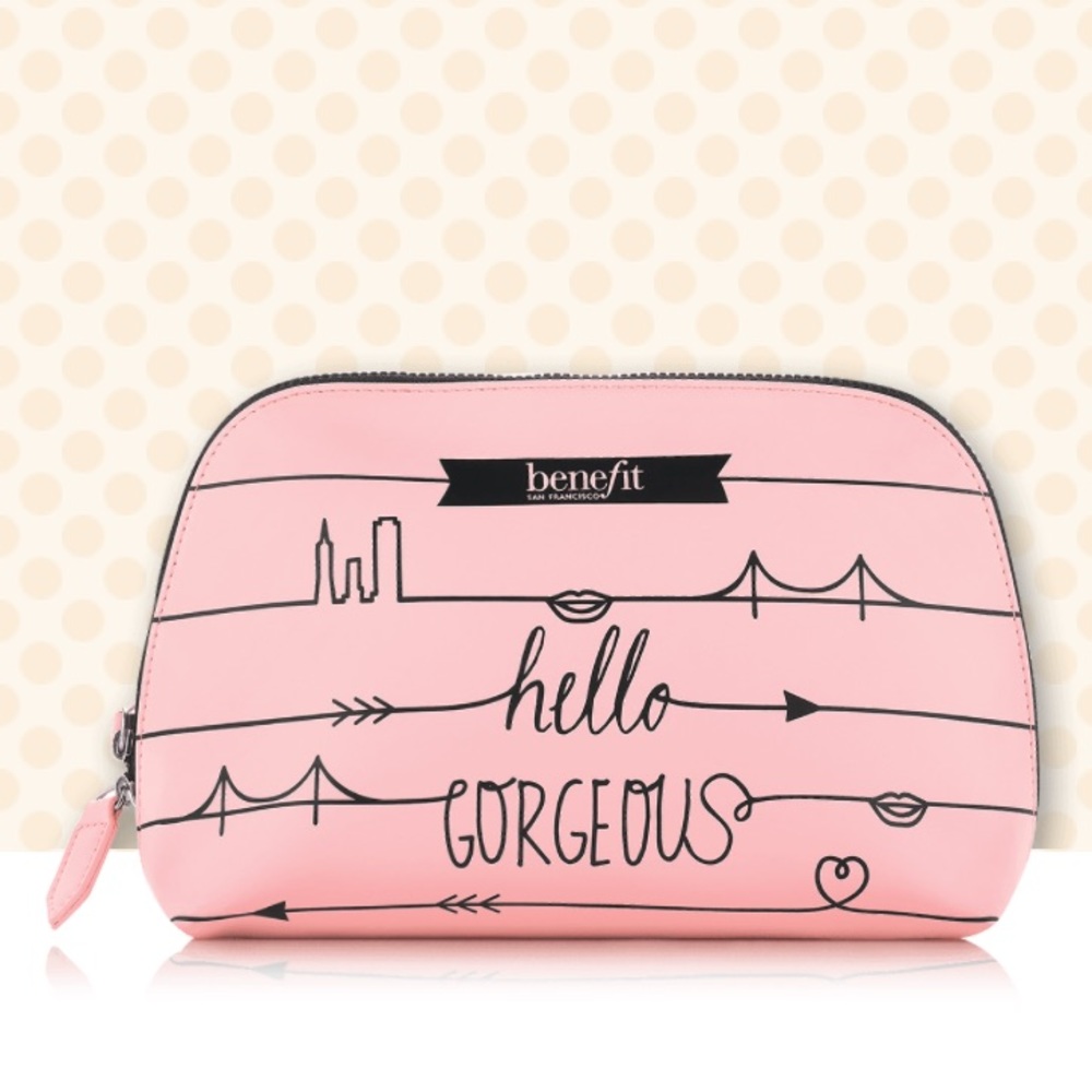 NEW! Benefit Cosmetics Makeup Bag Pouch Case - Picture 2 of 4
