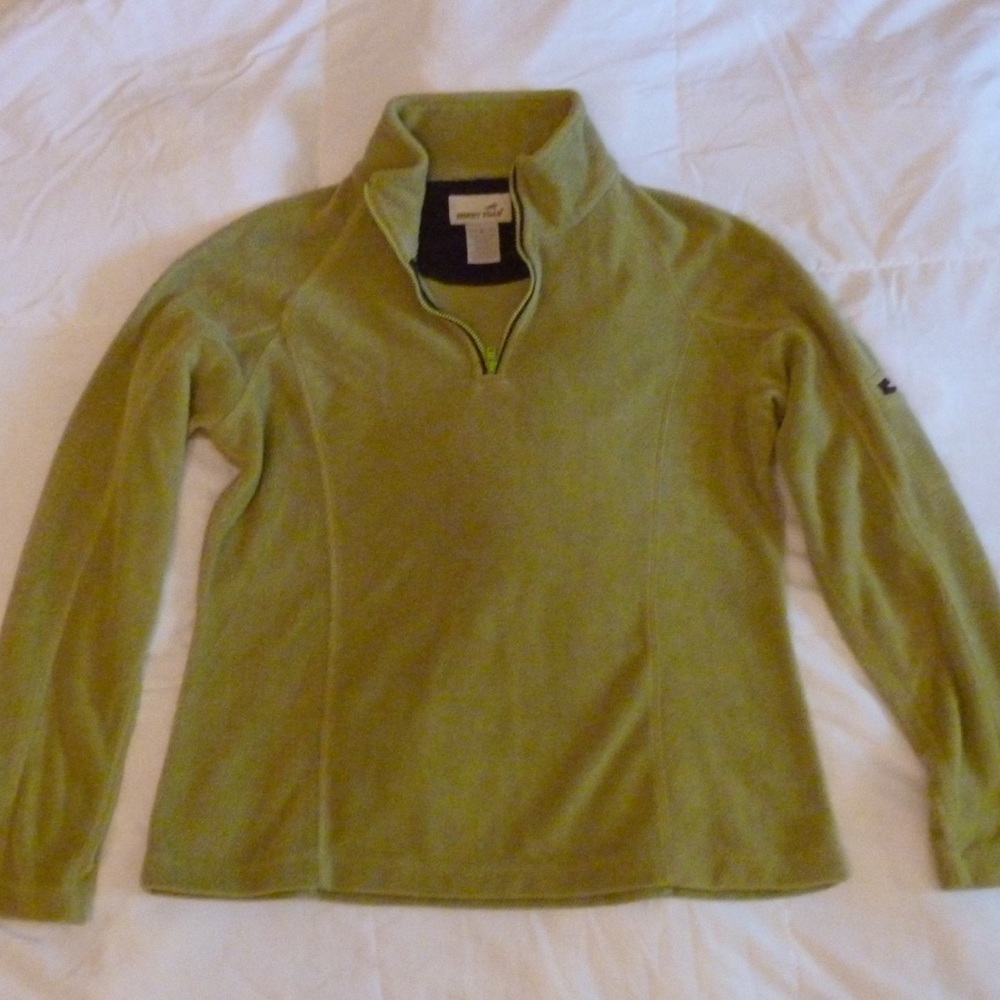 Horny toad green microfleece pullover
