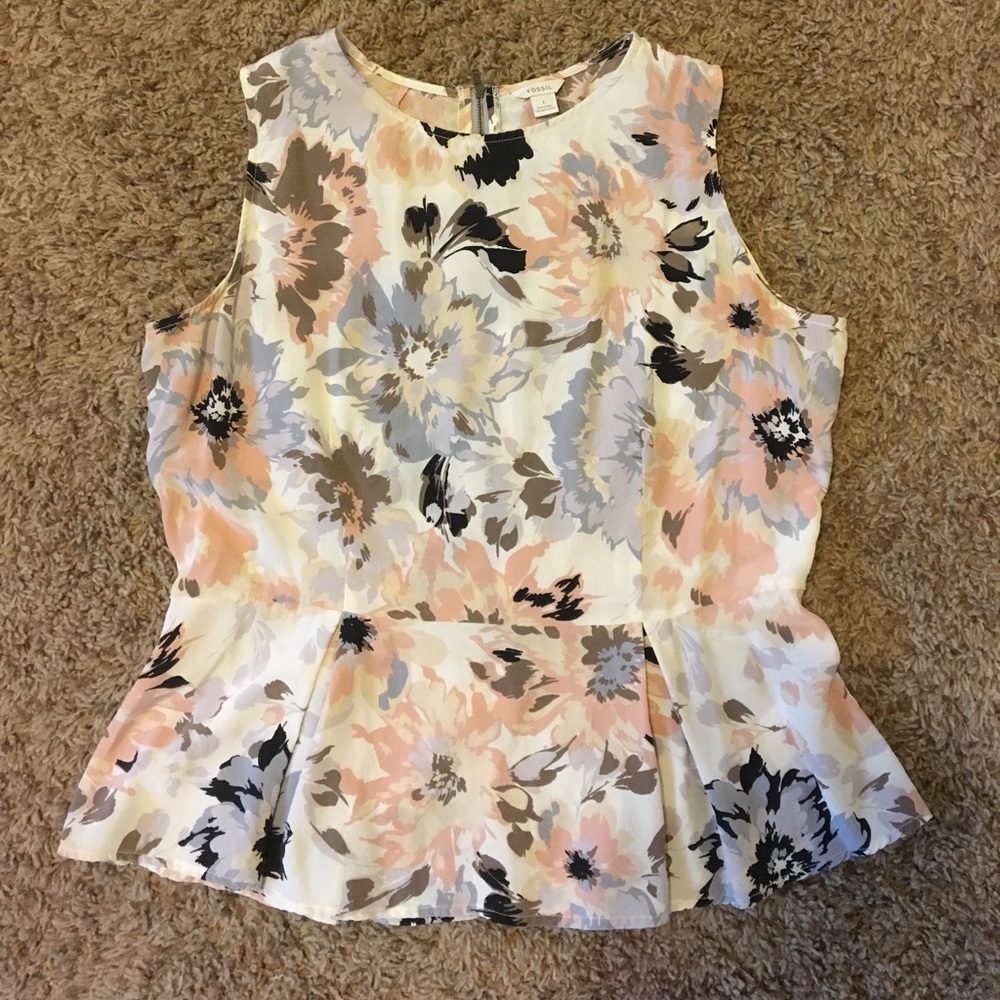 Fossil peplum blouse