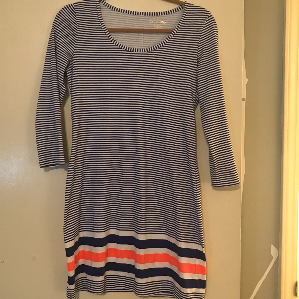 Blue and white Lilly dress