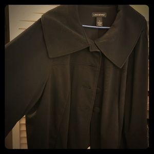 Lane Bryant swing coat with collar size 28