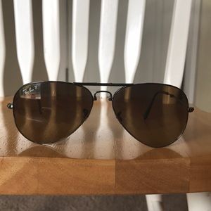 Polarized Ray Ban Folding Aviators
