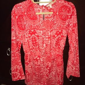 Red and white Giani Bini Romper