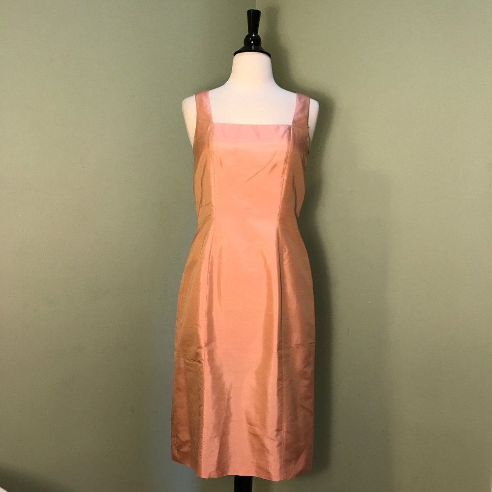 ANN TAYLOR SQUARE NECK SHIFT DRESS