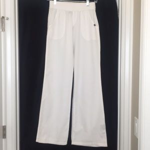 White beach pants