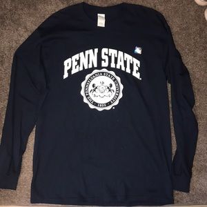Unisex Navy Penn State Long Sleeve Tee