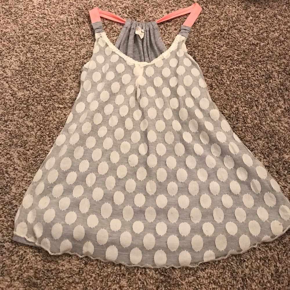 Polka dot tank top