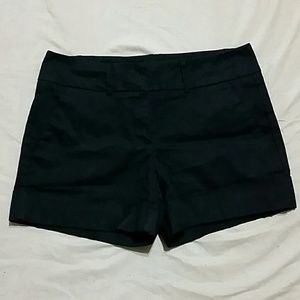 New York & Co. 7th Avenue Black Cuffed Shorts