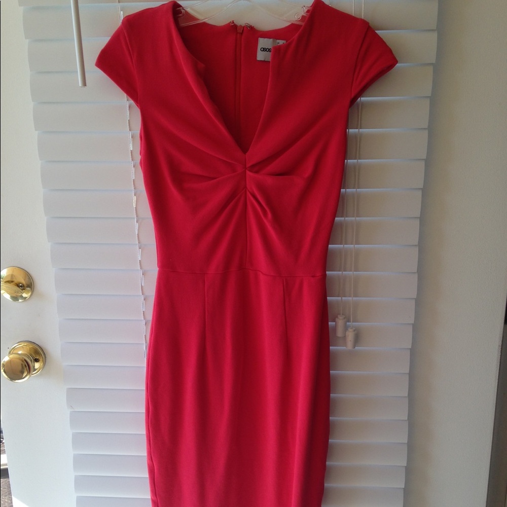 Red Body Con Dress