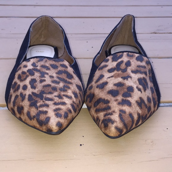 [Gap] Leopard Black Pointed Flats - Picture 4 of 8