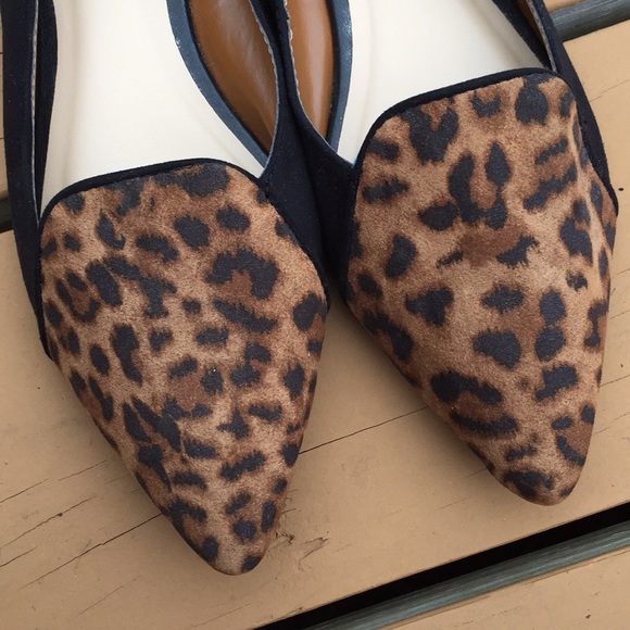 [Gap] Leopard Black Pointed Flats - Picture 3 of 8