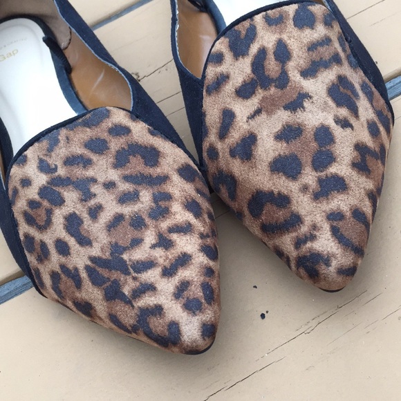 [Gap] Leopard Black Pointed Flats - Picture 5 of 8