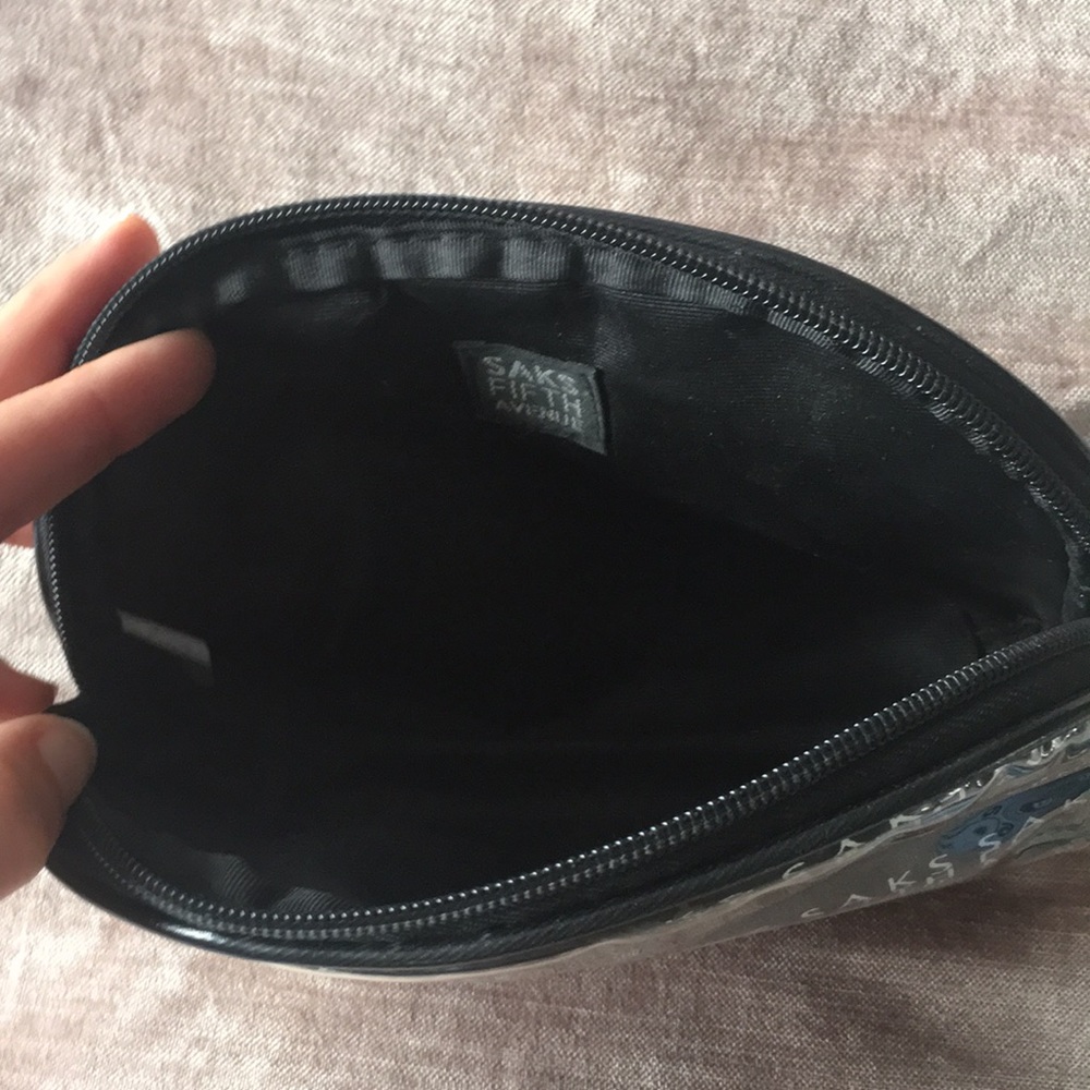 Saks Fifth Avenue Cosmetic Bag - Picture 2 of 2