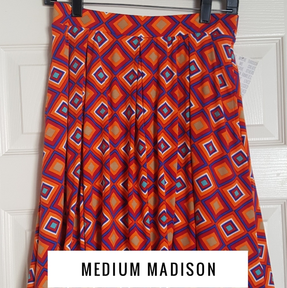 LuLaRoe Madison Skirt, size Medium