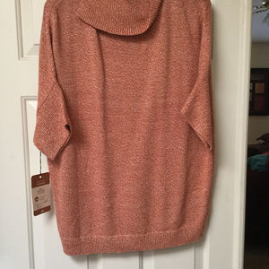 Cabi foldover pullover sweater small