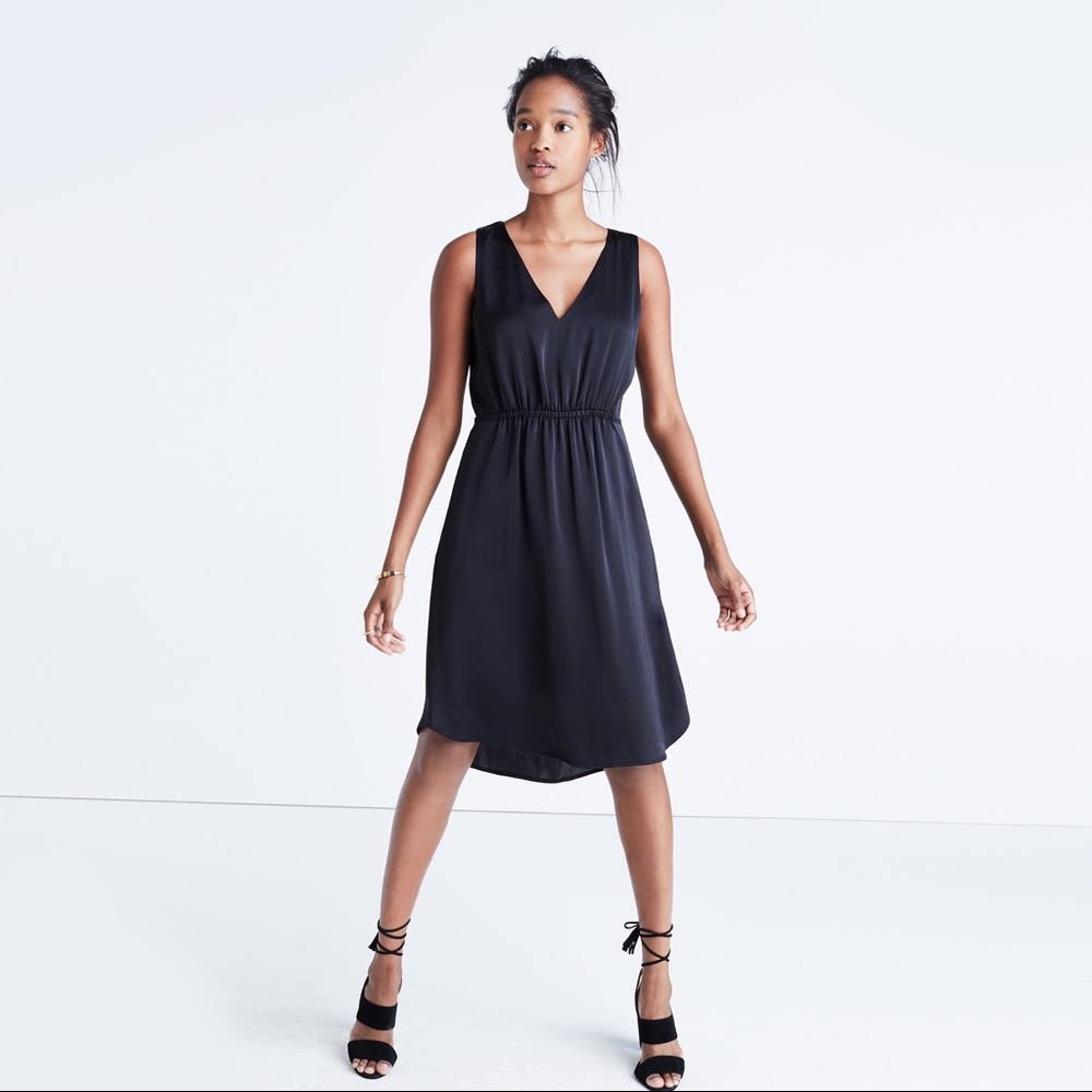 Madewell Black Nightout Dress